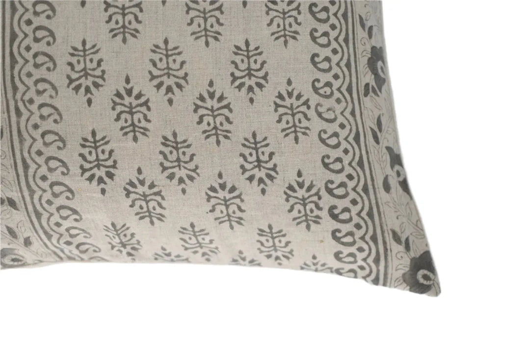 Genevieve Block Print Pillow Cover