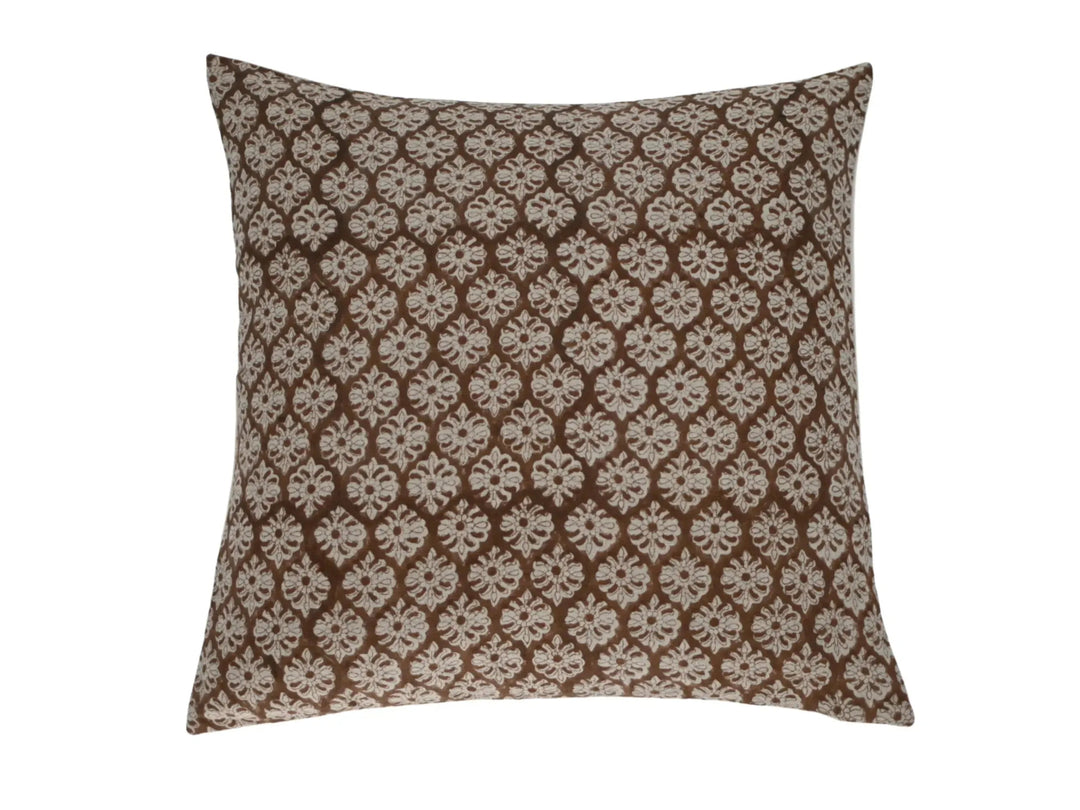 Ines Block Print Pillow Cover