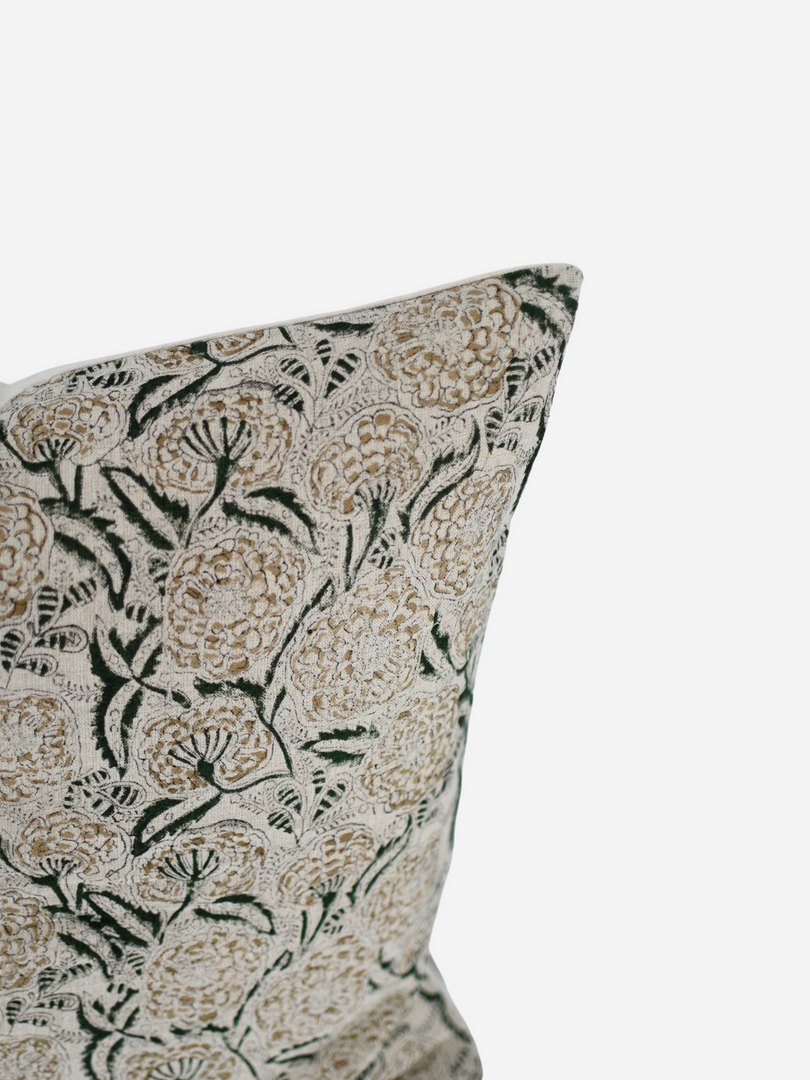 Amber Block Print Pillow Cover