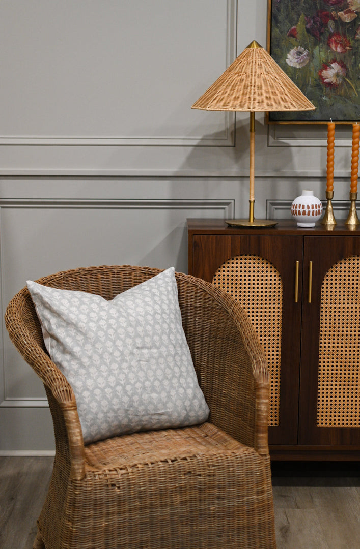 Ainsley Block Print Pillow Cover