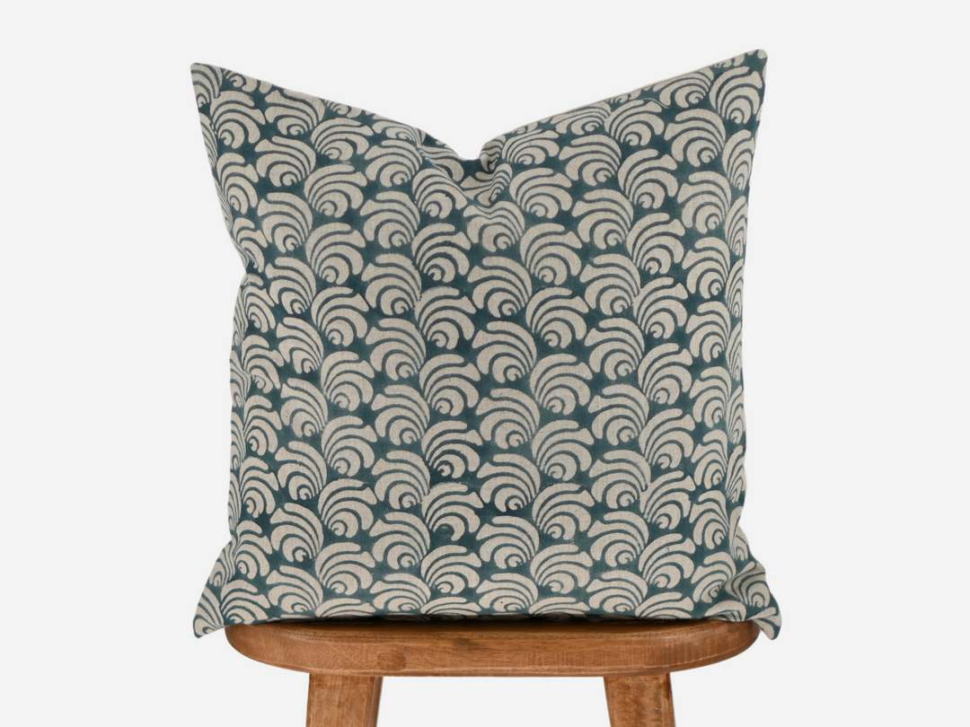 Esther Block Print Pillow Cover