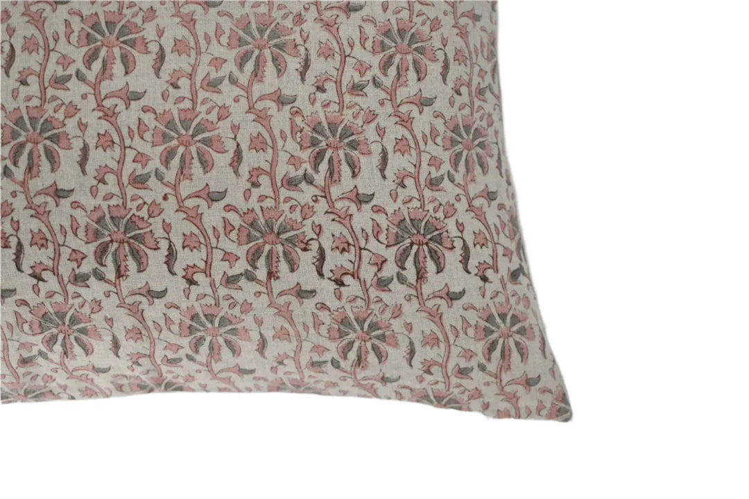 Janelle Block Print Pillow Cover