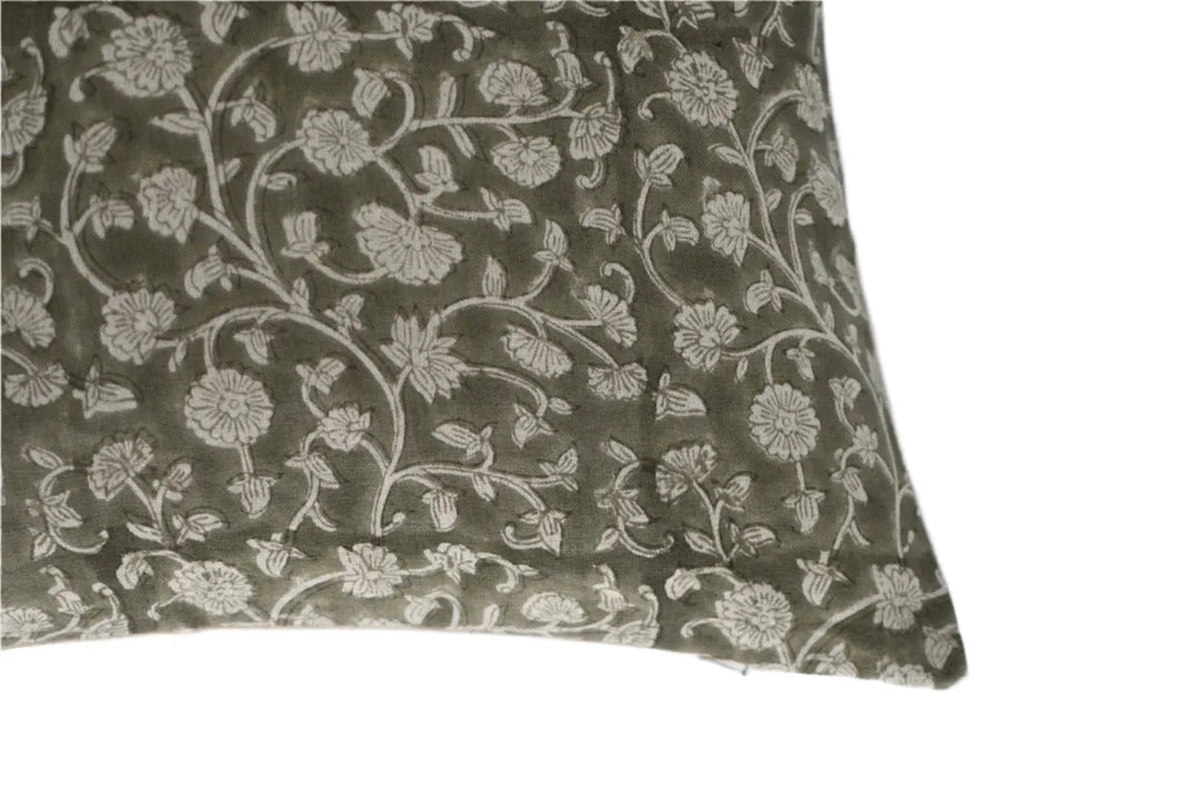 Francesca Block Print Pillow Cover