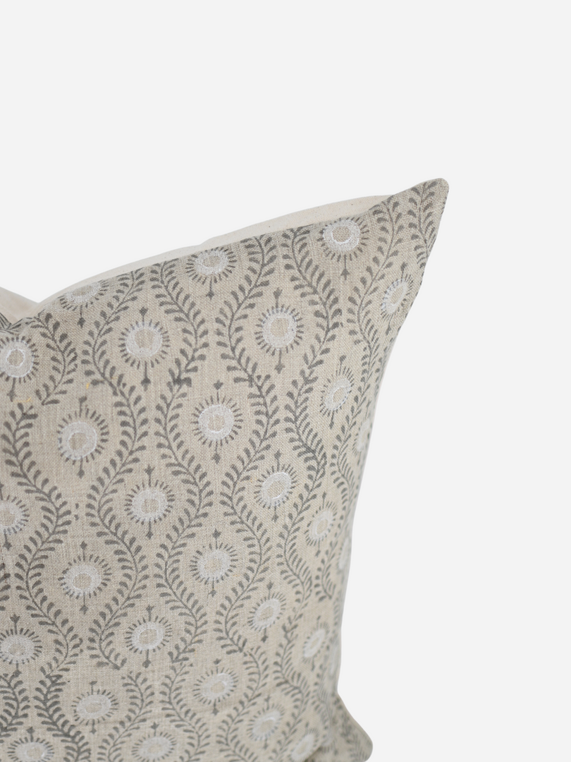 Brenda Block Print Pillow Cover