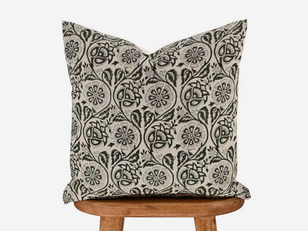 Desiree Block Print Pillow Cover