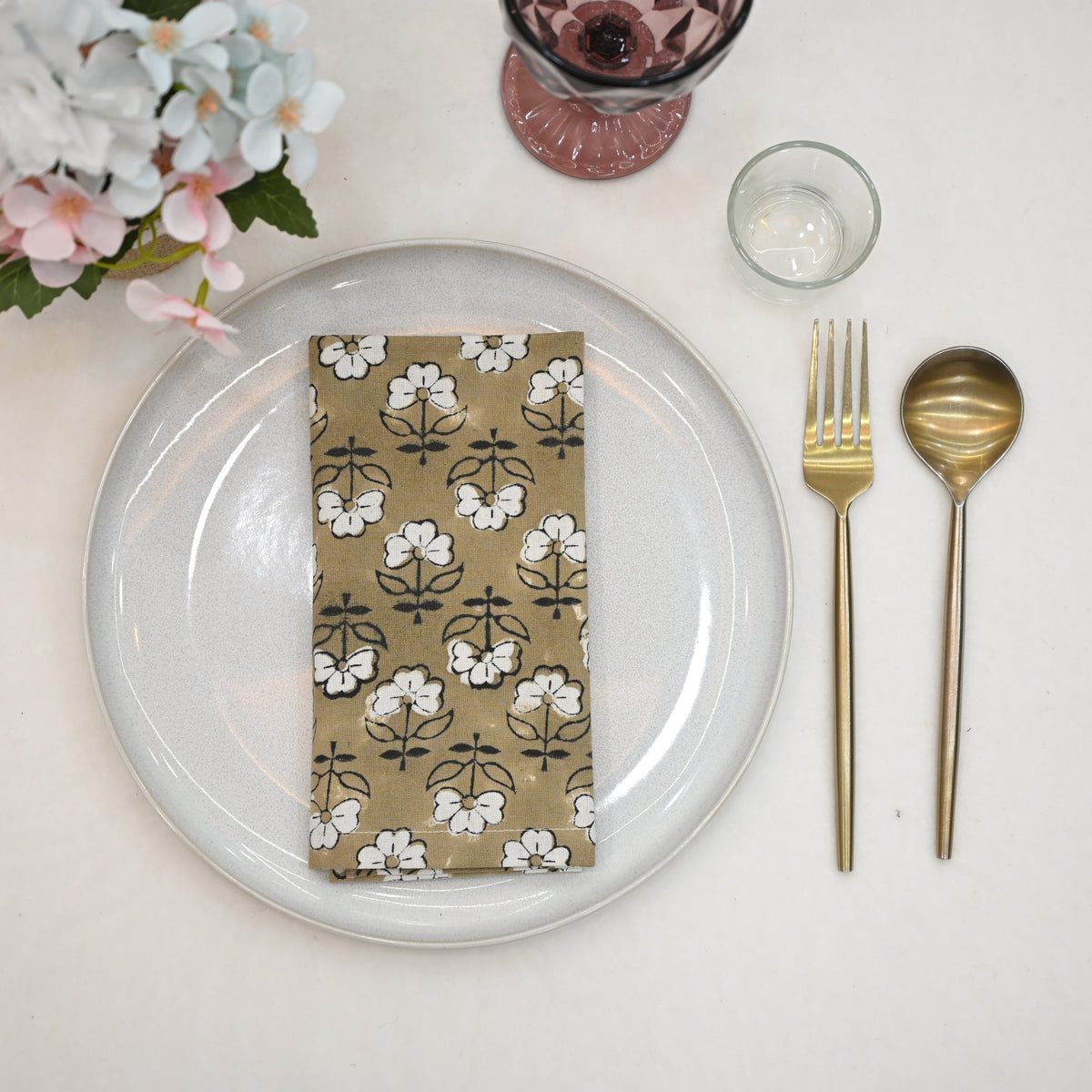 Ryder Floral Booti Dinner Napkin