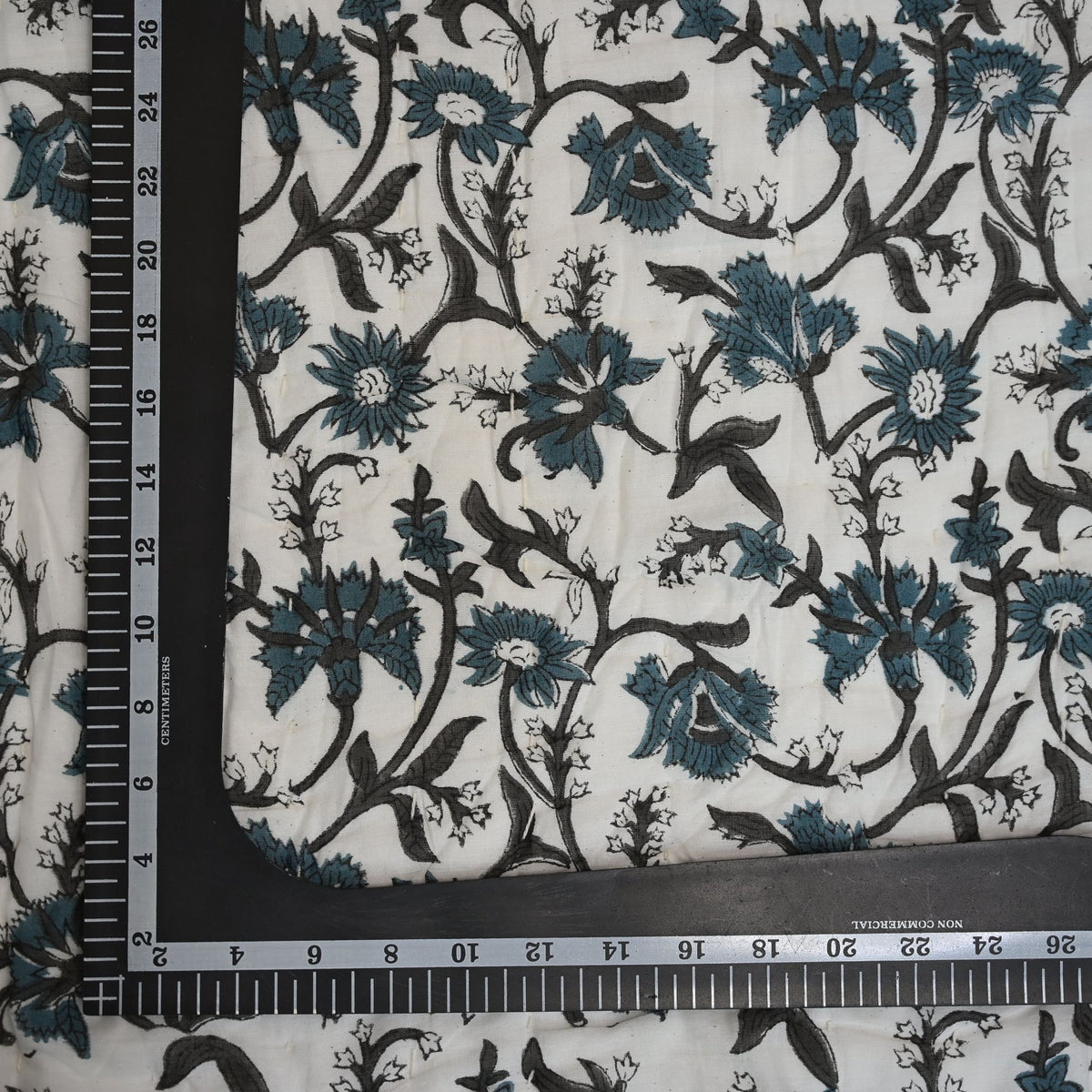 Nolan Floral Hand Block Printe Quilt