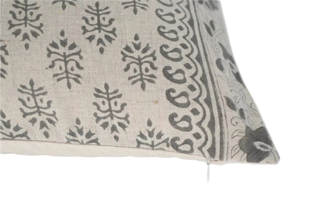 Genevieve Block Print Pillow Cover