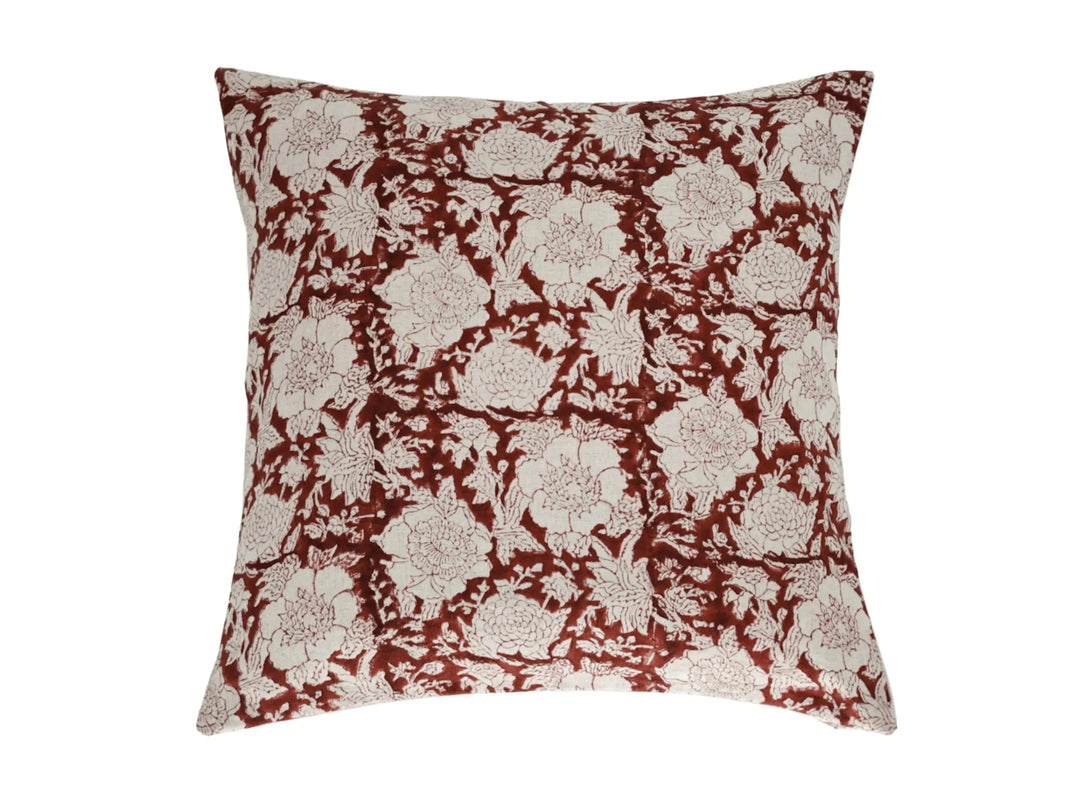 Mabel Block Print Pillow Cover