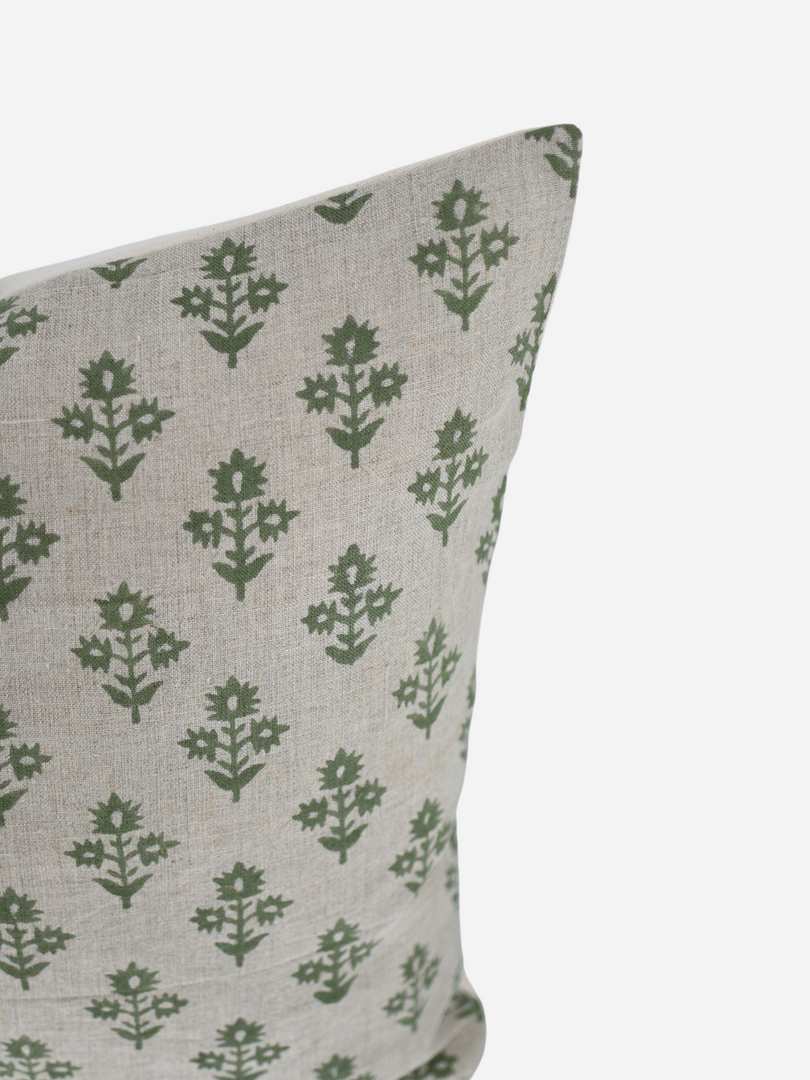Barbara Block Print Pillow Cover