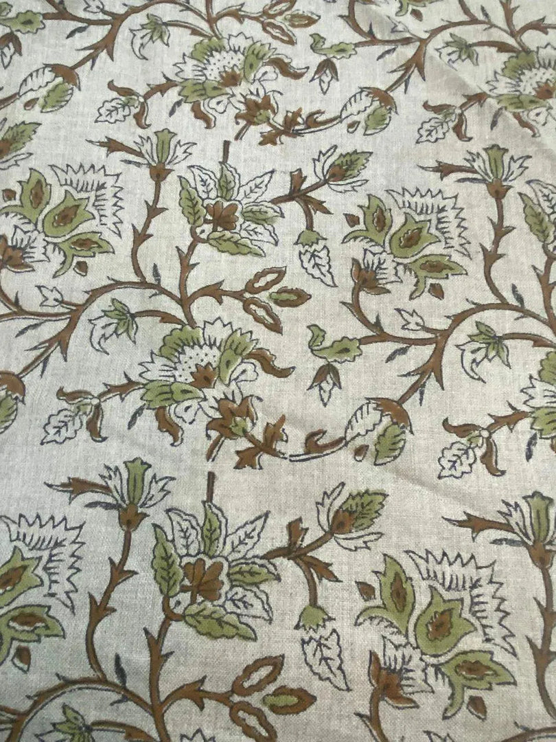 Briska Indian Cotton Block Print Fabric