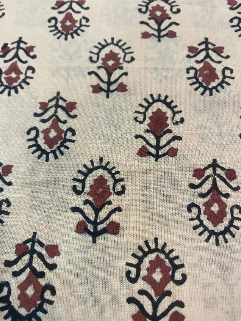 Stibra Indian Cotton Block Print Fabric