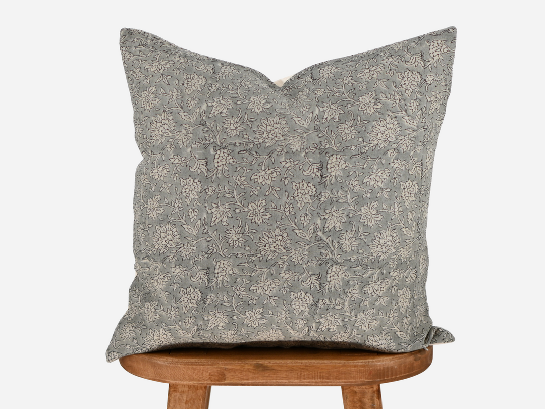 Eva Block Print Pillow Cover