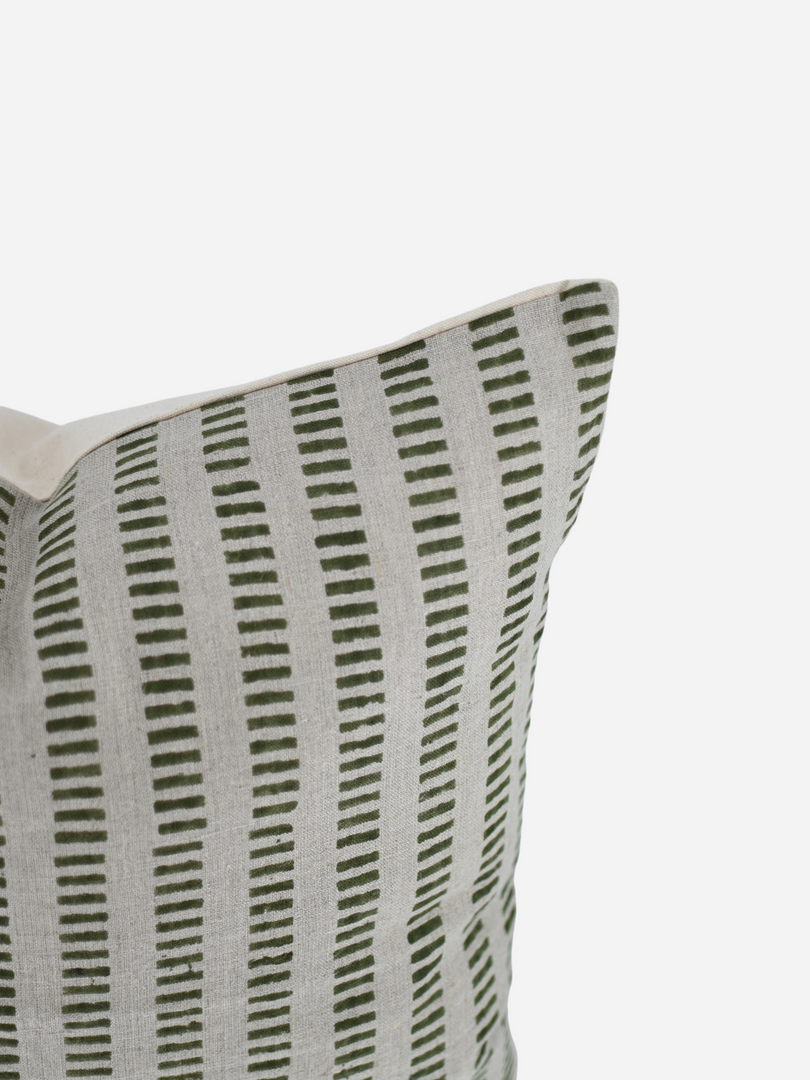 Elinor Block Print Pillow Cover