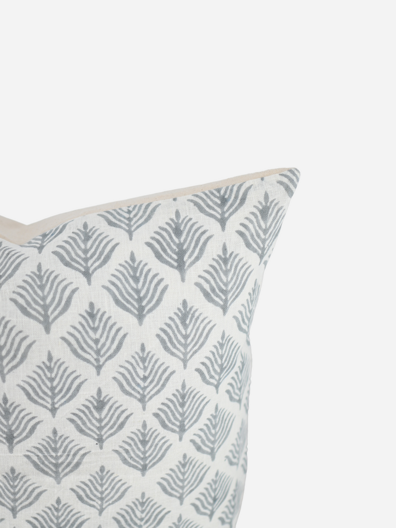 Delia Block Print Pillow Cover