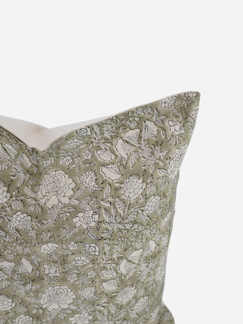 Darcy Block Print Pillow Cover