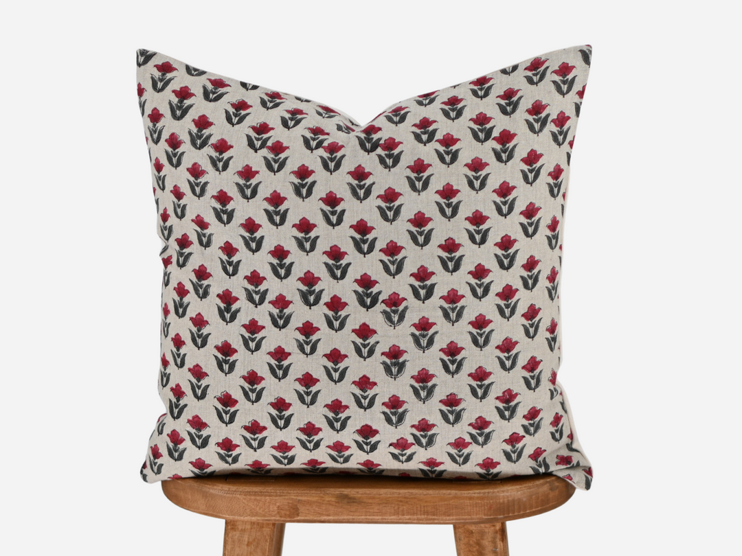 Blair Block Print Pillow Cover