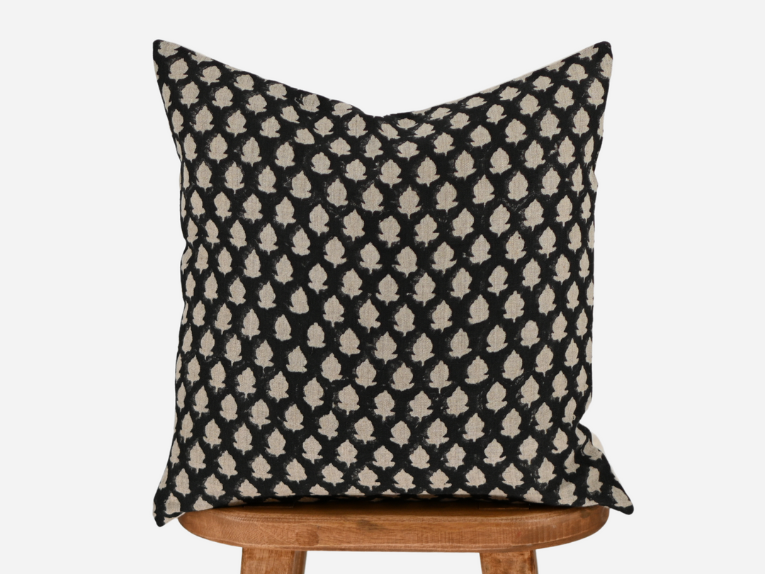 Anna Block Print Pillow Cover