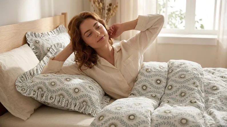 Shane Floral Cotton Duvet cover