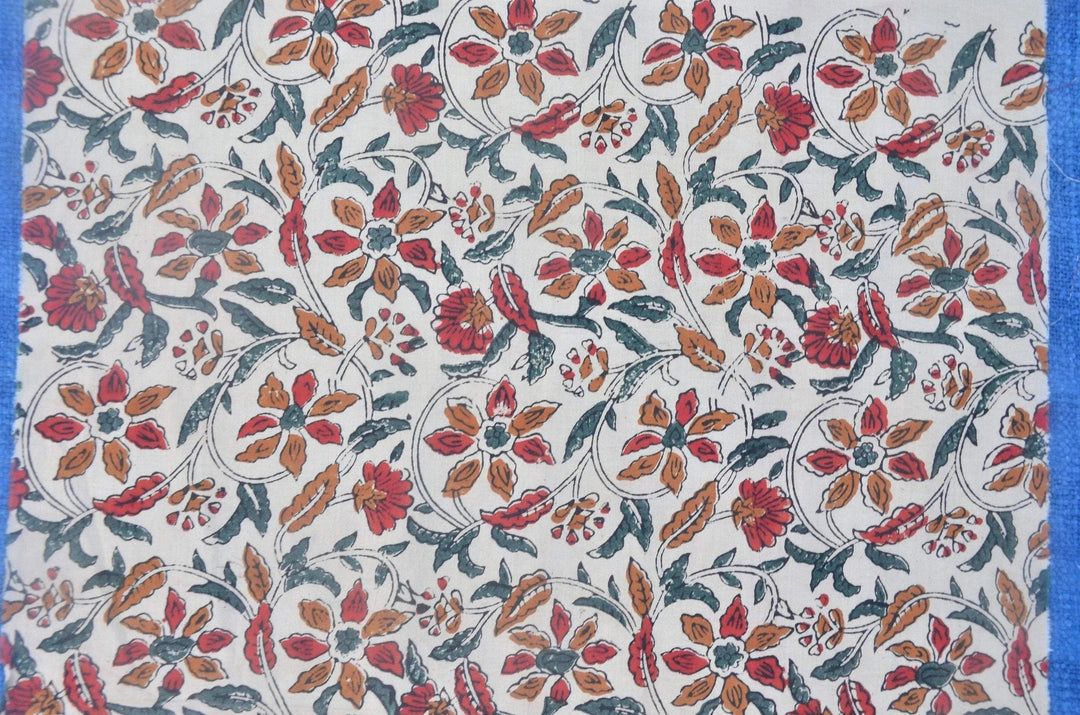 Vareen Indian Cotton Block Print Fabric