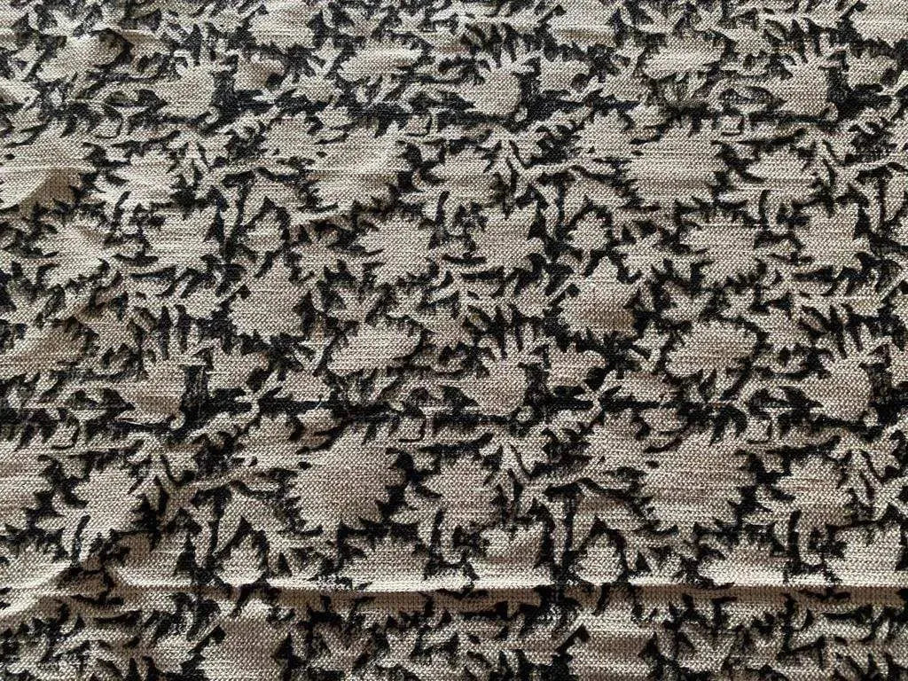 Tavelle Block Print Handloom Linen Fabric