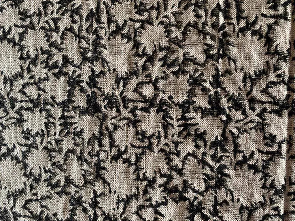 Tavelle Block Print Handloom Linen Fabric
