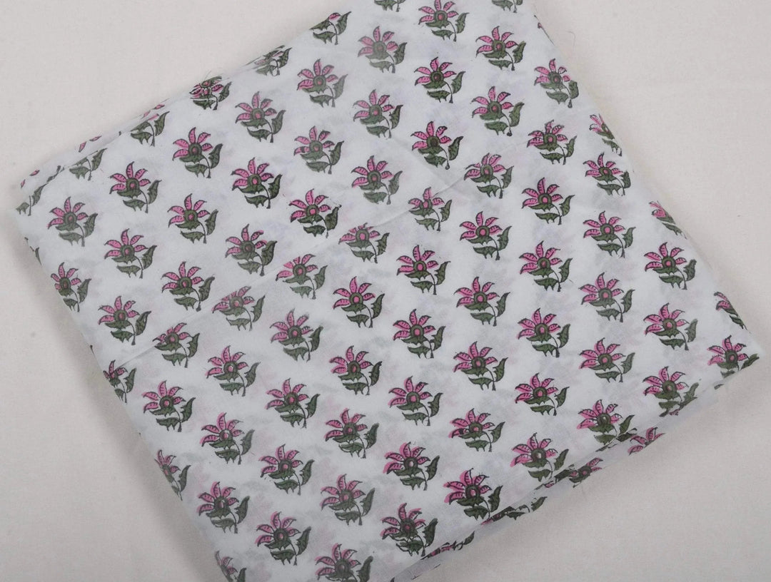Velzia Indian Cotton Block Print Fabric