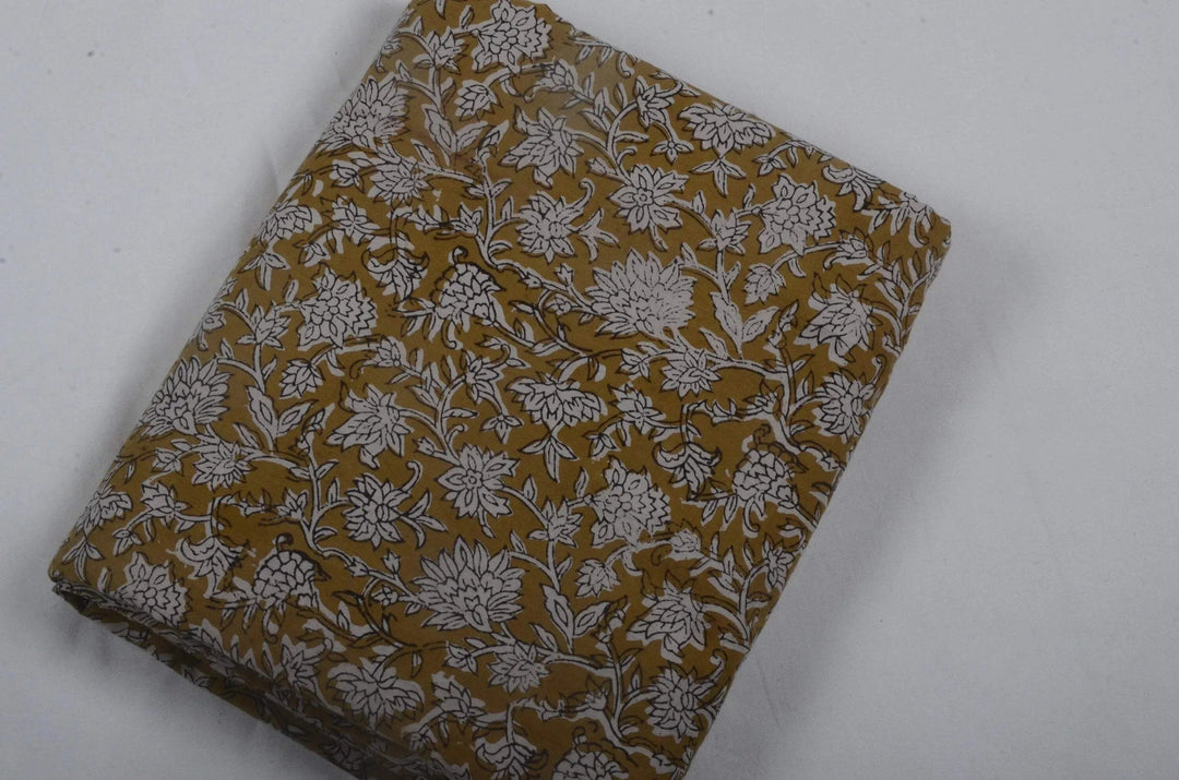 Birchie Indian Cotton Block Print Fabric