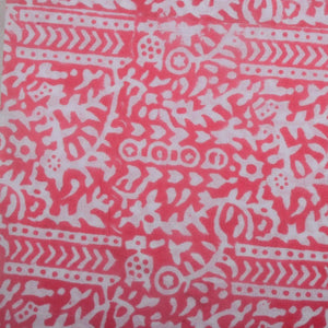 Coral Pink & Off-White