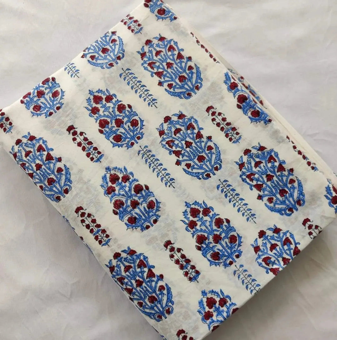 Tralyn Indian Cotton Block Print Fabric