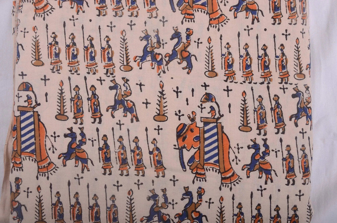 Luxora Indian Cotton Block Print Fabric