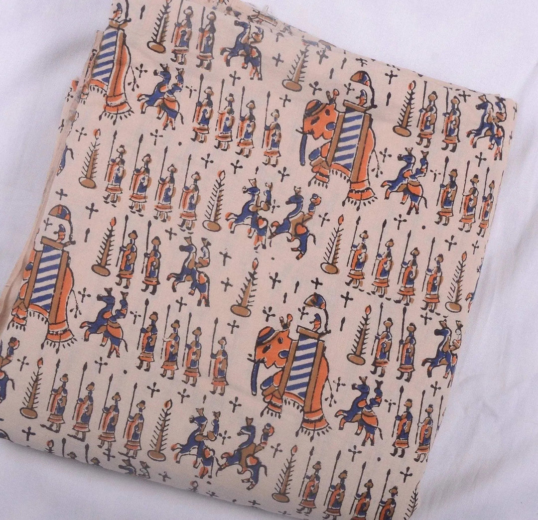 Luxora Indian Cotton Block Print Fabric