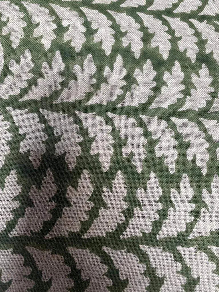 Palettex Block Print Handloom Linen Fabric