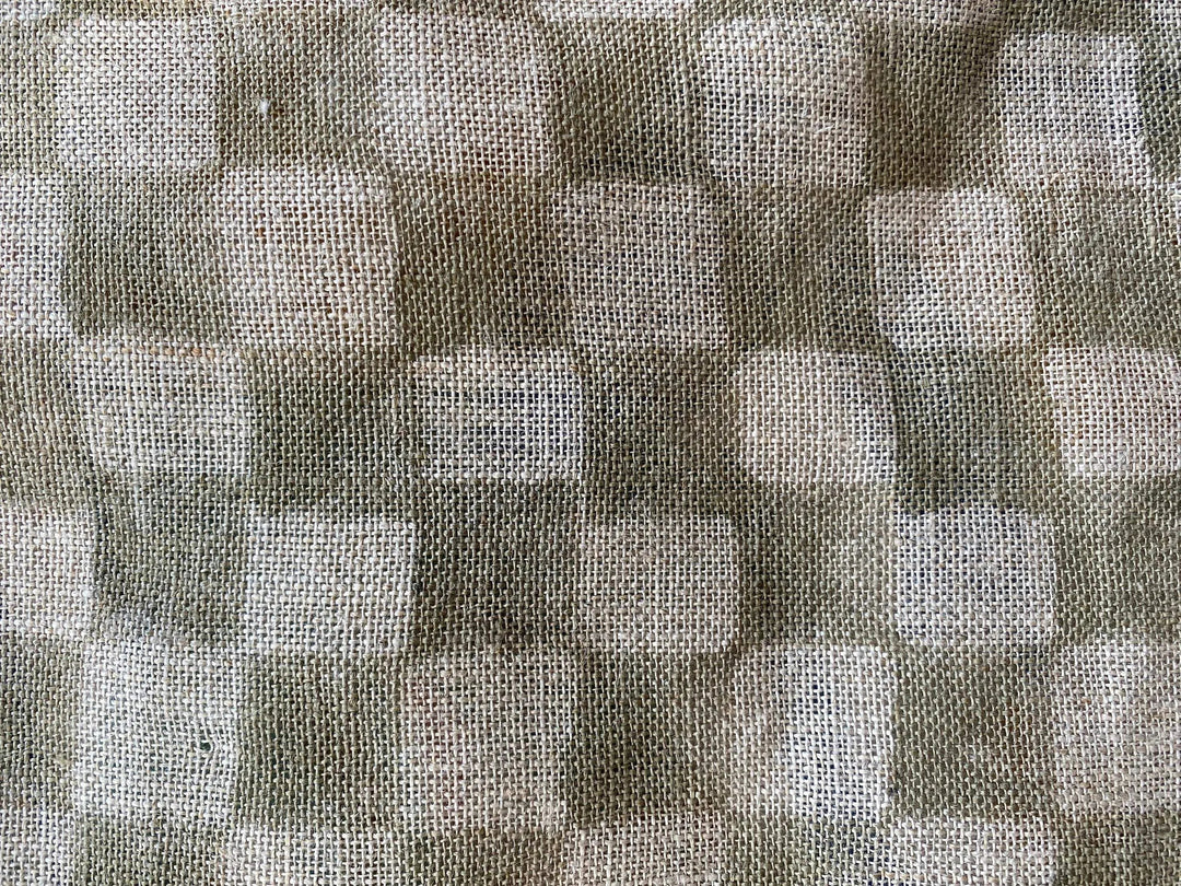 Graphin Block Print Handloom Linen Fabric
