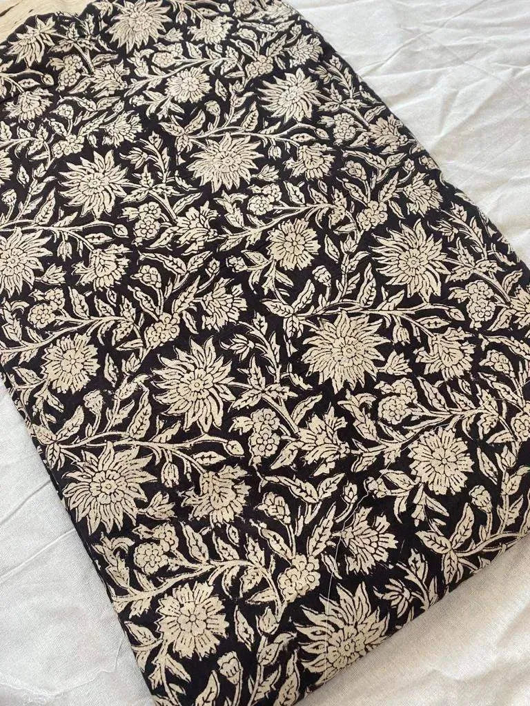 Flossa Indian Cotton Block Print Fabric