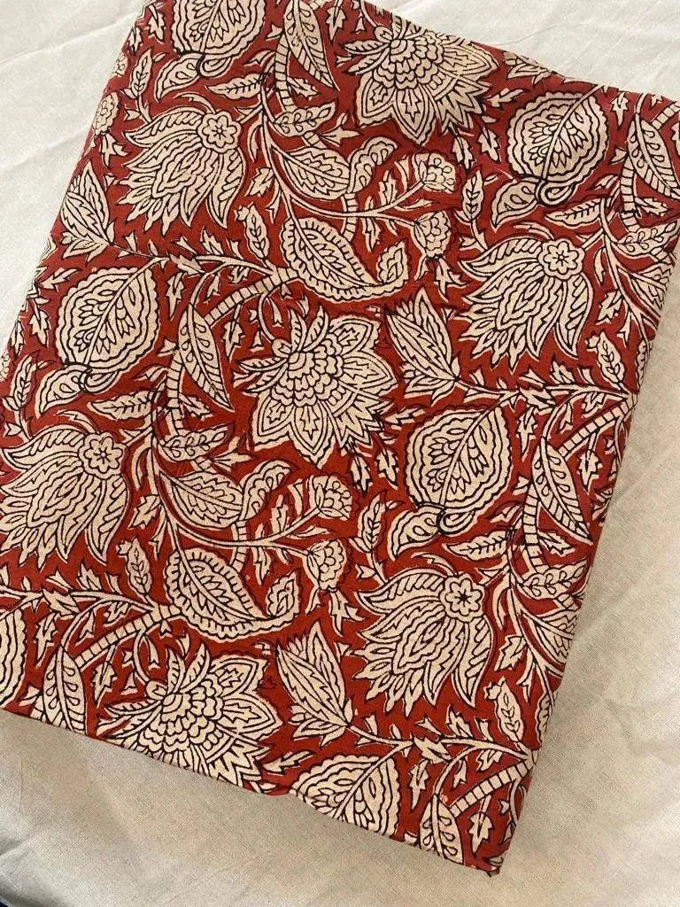 Vernal Indian Cotton Block Print Fabric