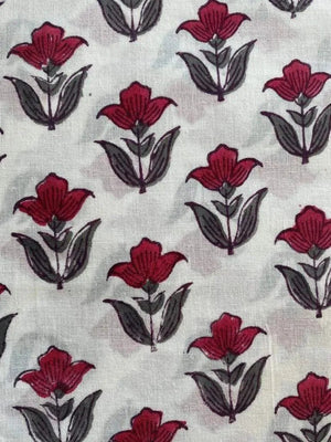 Crimson Red & Charcoal