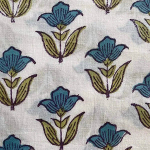 Teal Blue & Olive Green