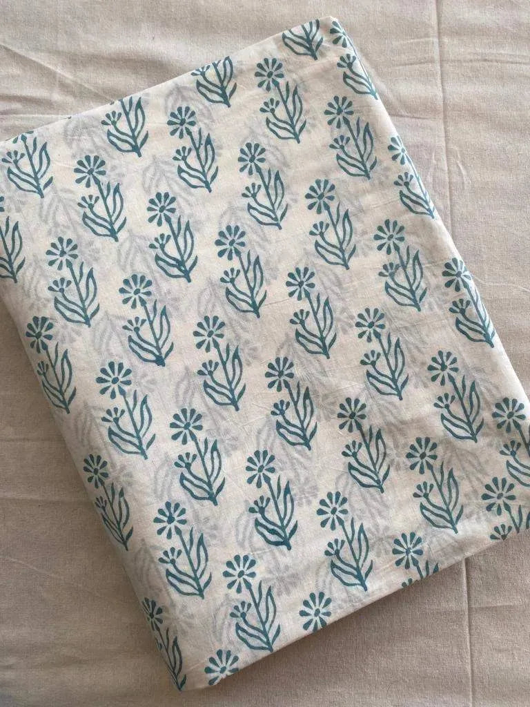 Trinor Indian Cotton Block Print Fabric