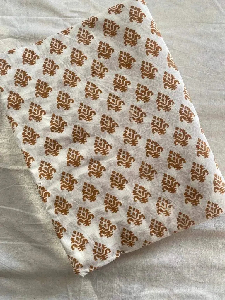 Elther Indian Cotton Block Print Fabric