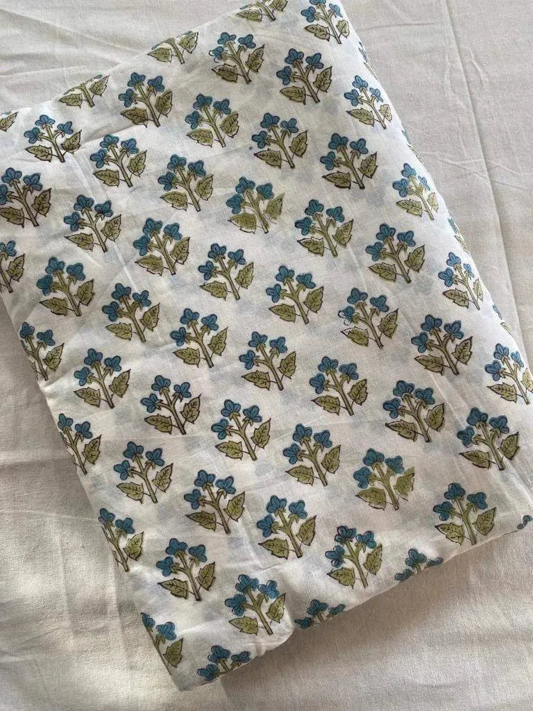 Luxen Indian Cotton Block Print Fabric