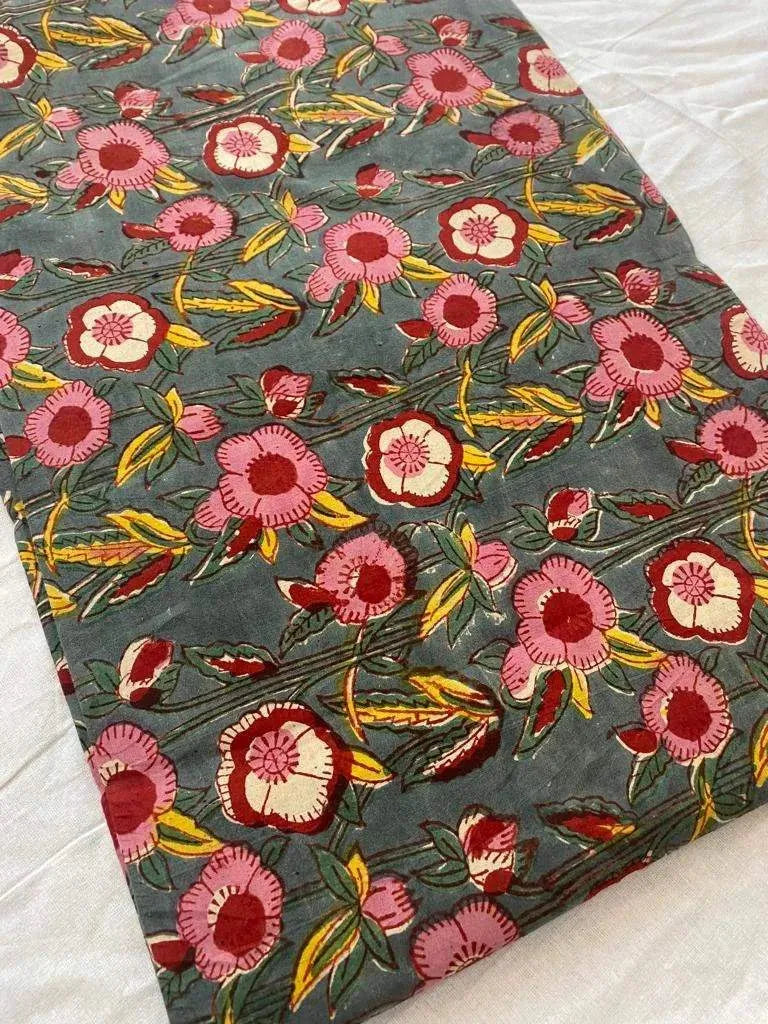 Myrelle Indian Cotton Block Print Fabric