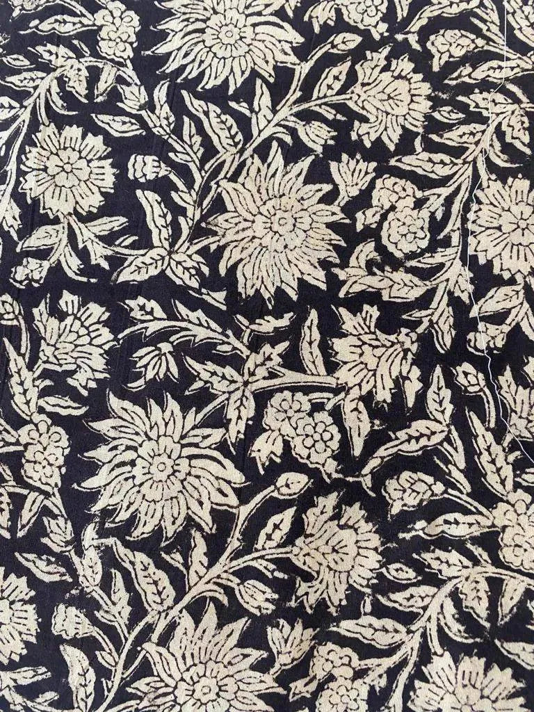 Flossa Indian Cotton Block Print Fabric