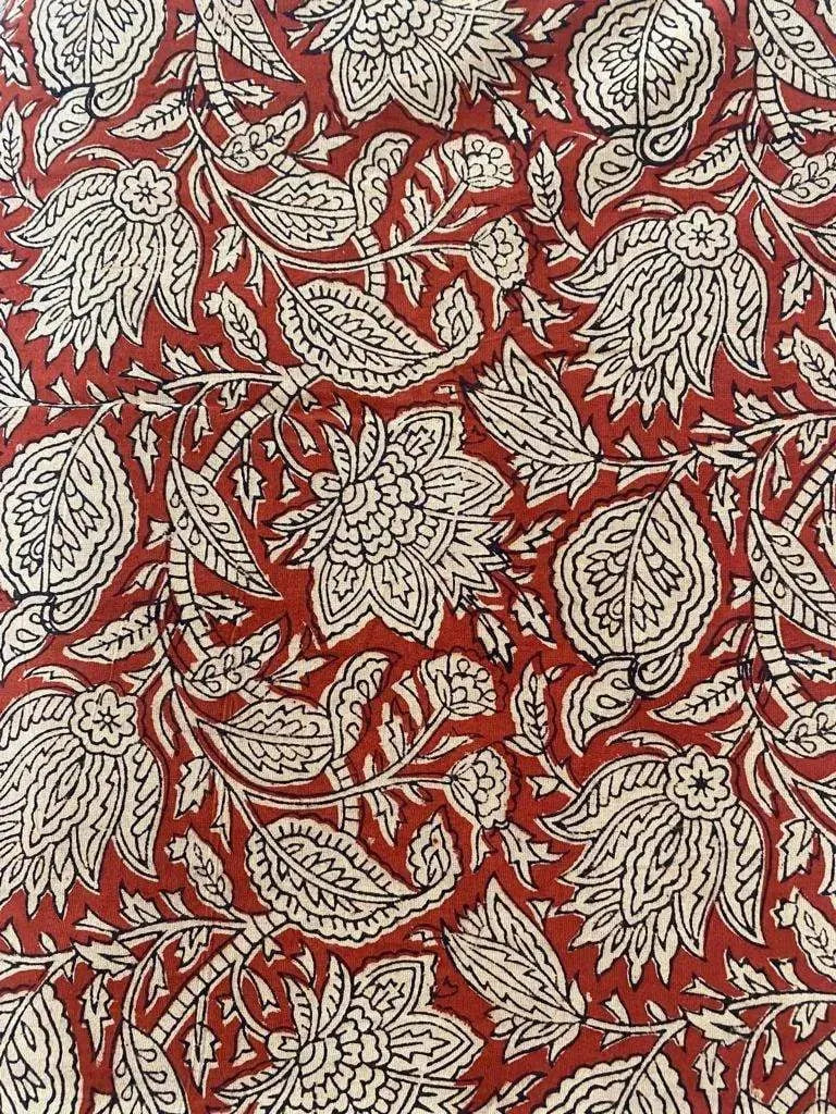Vernal Indian Cotton Block Print Fabric