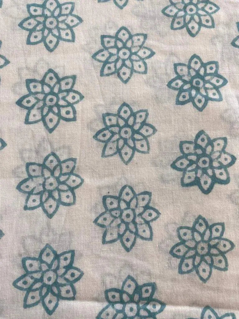 Jorell Indian Cotton Block Print Fabric