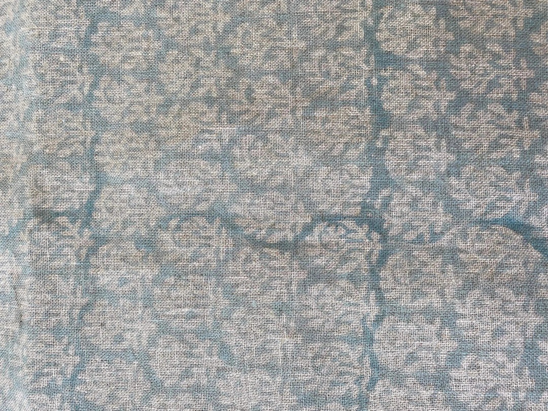 Alofsh Block Print Handloom Linen Fabric