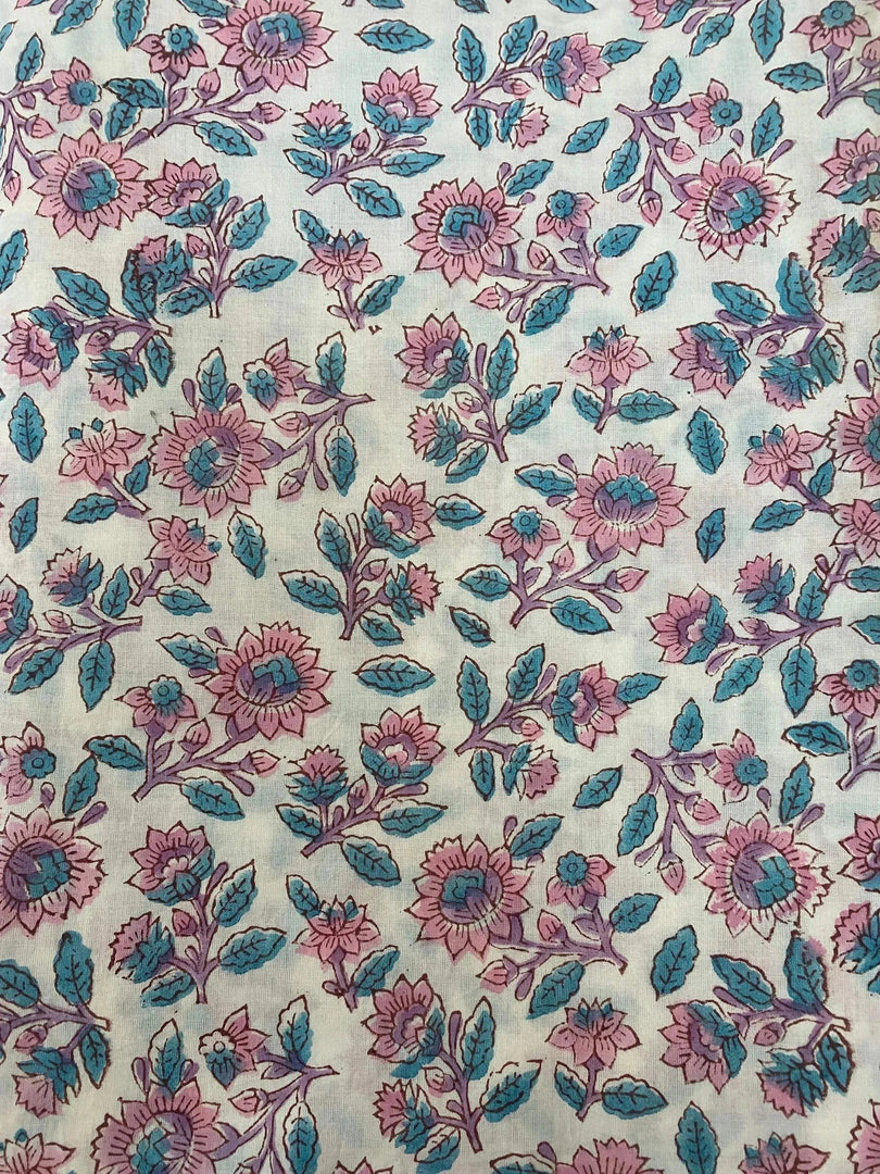 Sovell Indian Cotton Block Print Fabric