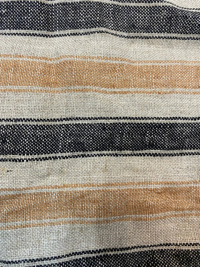 Alurelle Block Print Handloom Linen Fabric