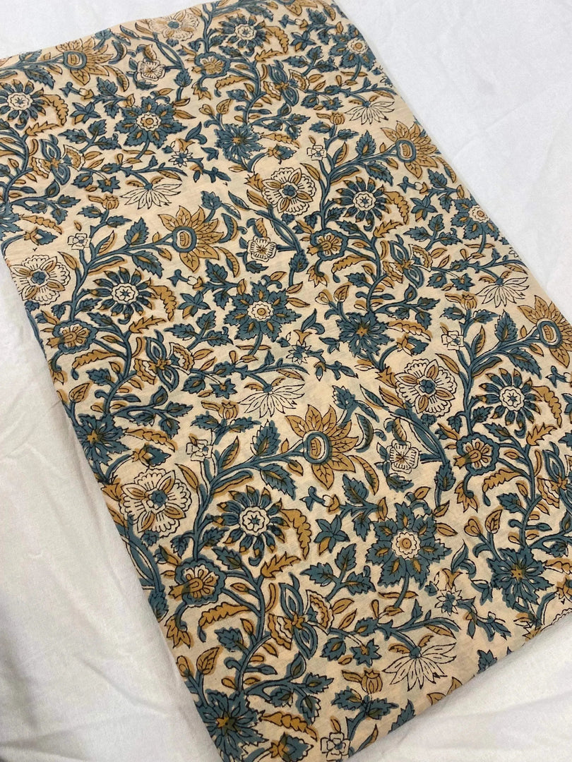 Viriel Indian Cotton Block Print Fabric