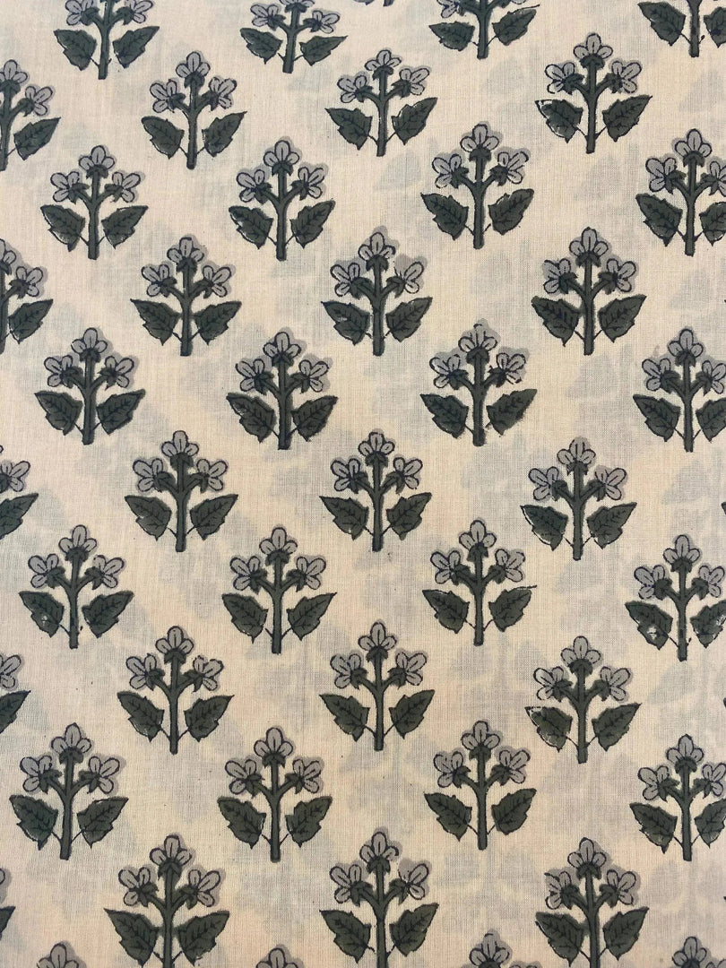 Crevan Indian Cotton Block Print Fabric